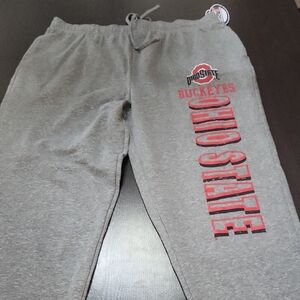 Ohio State Buckeyes 2xl Gray Sweatpants New Concepts Sports